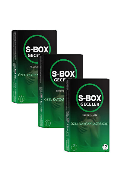 SBOX 3'lü Paket - Kayganlaştırıcılı