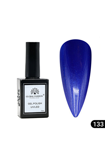 global fashion Oja semipermanentă Global Fashion, Gel polish Elite Glow 15 ml, 133
