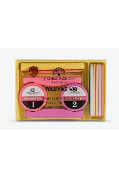 global fashion Set manichiură japoneză + 2 pile + bețișoare de portocal