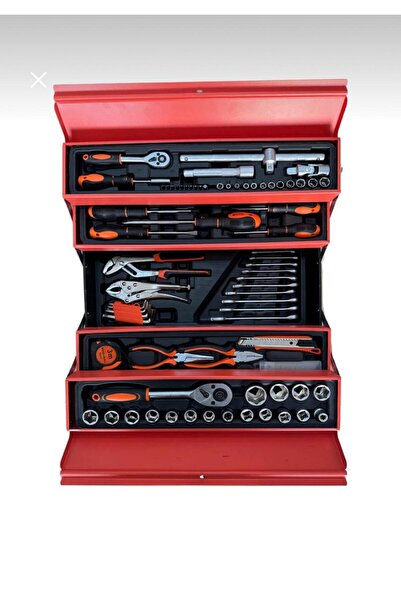 İSTECNO 85 PARÇA PROFESYONEL 1.KALİTE LOKMA TAKIMI SANDIK ÇANTALI 1/2 1/4 5 G...