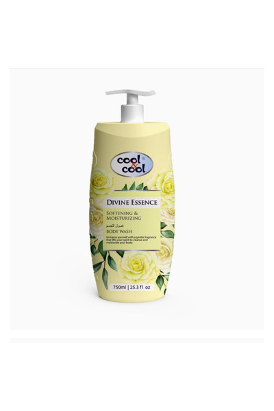 COOL & COOL غسول الجسم ديفاين إسنس 750 مل - فيتامين هـ، مضاد للبكتيريا، مُنعّ...