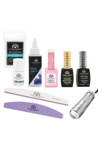 global fashion Kit pentru unghii „Manichiură la patiserie”, Global Fashion, 9...