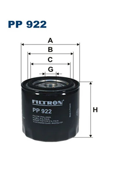 Filtron Filtru Combustibil Mazda 626 2/B-Serie/E Bus