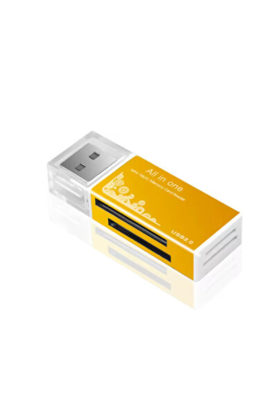 All in One KART OKUYUCU USB 2,0 MİNİ SD TF HAFIZA KARTI OKUYUCU ADAPTÖR PORT ...