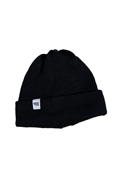gozimy Dark Line Black Knit Beanie