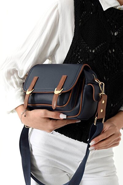 KIRASE Geantă de mână și de umăr cu mai multe compartimente, cu cataramă dublă, elegantă, pentru femei