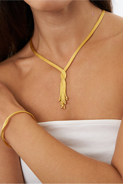 ÇAĞLAYAN KUYUMCULUK 14 Ayar İtalyan Hasır Altın Bileklik