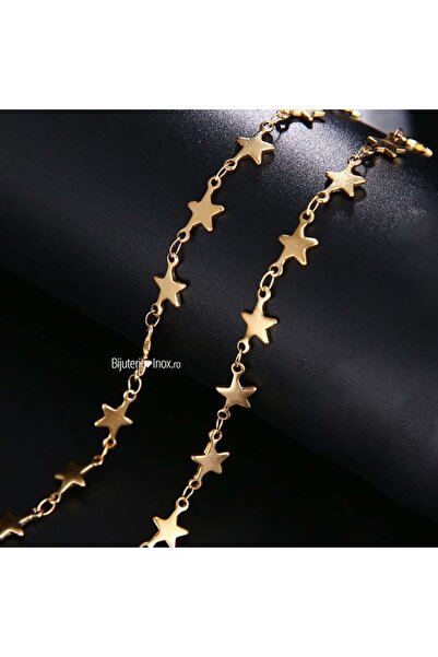 KEVSA Jewelry Colier din oțel inoxidabil „Stele sclipitoare” – LPD586