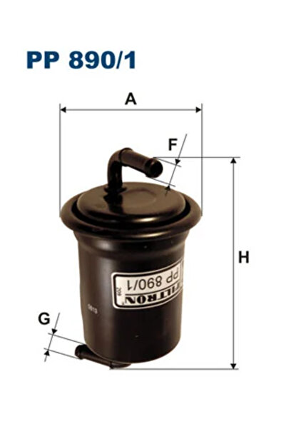 Filtron Fuel Filter Mazda 626 5 Proton Persona 300/Persona 400