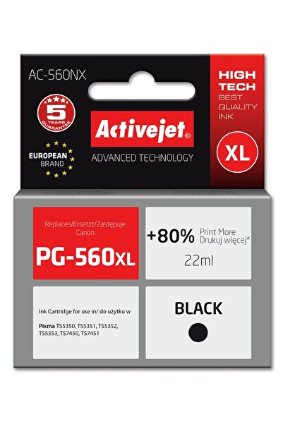 Canon Cerneală neagră Activejet AC-560NX pentru PG-560XL