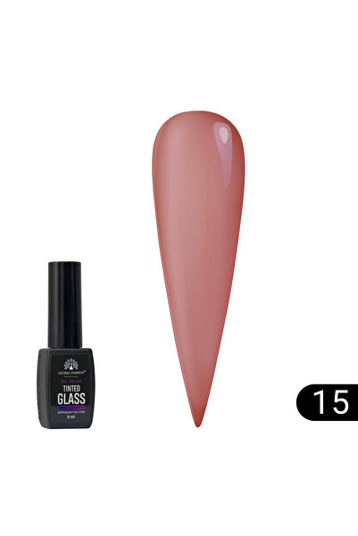 global fashion Semi-permanent nail polish with stained glass effect 8ml, Tint...