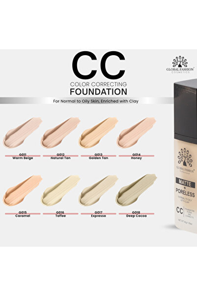 global fashion Fond de ten CC Matte+Poreless, Global Fashion, G017, Espresso