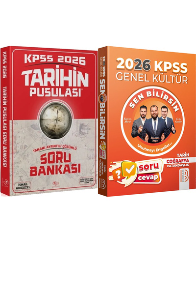 Benim Hocam Yayınları 2026 KPSS Tarihin Pusulası Soru Bankası - KPSS 2026 Gen...