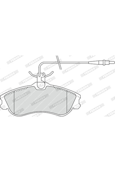 FERODO Set Placute Frana Frana Disc Citroen Berlingo / Berlingo First Microbu...