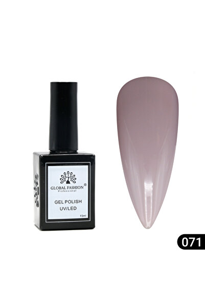 global fashion Oja semipermanentă Global Fashion, Gel polish Elite Glow 15 ml, 71