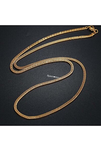 KEVSA Jewelry Colier din oțel inoxidabil „Ziglă aurie” – LPD524