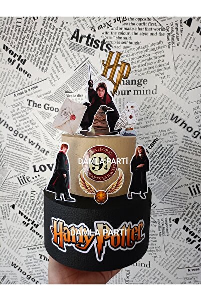 DAMLA PARTİ Harry Potter Maket Pasta, Harry Potter Doğum Günü Parti Malzemeleri