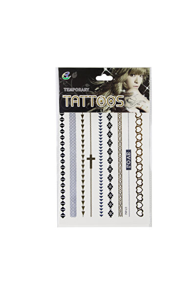 global fashion Tatuaj corp temporar Metal Tatto Stickers CT-052