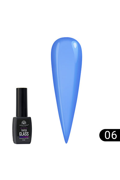 global fashion Ojă semipermanentă cu efect de vitraliu 8ml, Tinted Glass 06