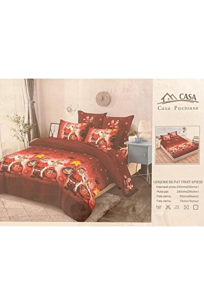 Casa Pucioasa Finet Bed Linen, 6 pieces, Christmas