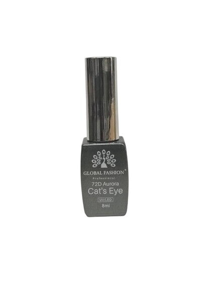 global fashion Cat eyes semi-permanent nail polish 72D Aurora, 01