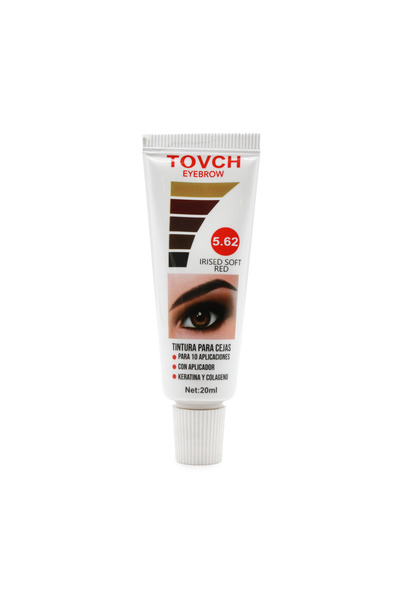 global fashion Tovch Eyebrow Dye 5.62, Soft Iridescent Red
