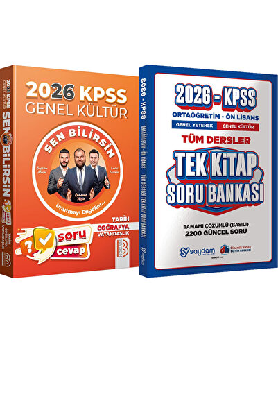 Benim Hocam Yayınları KPSS 2026 Genel Kültür Sen Bilirsin - Ortaöğretim Ön Li...