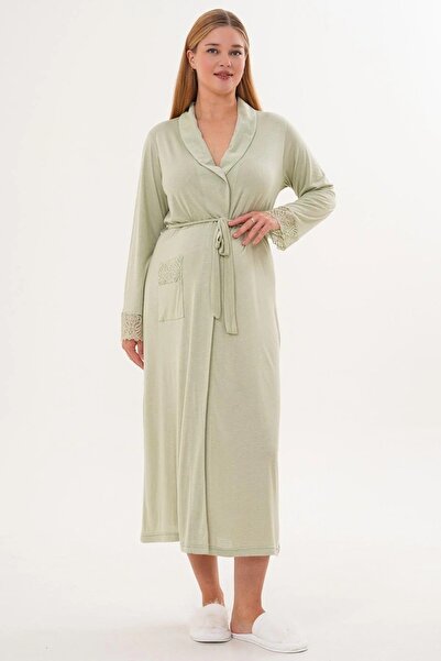 by İGP Women's Long Sleeve Tie Front Robe