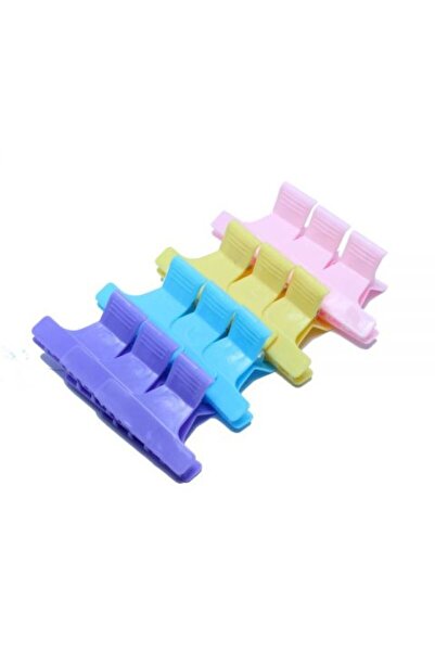 global fashion Set 12 cleme coafor, plastic, multicolore