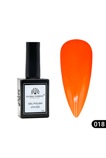 global fashion Oja semipermanentă Global Fashion, Gel polish Elite Glow 15 ml, 18