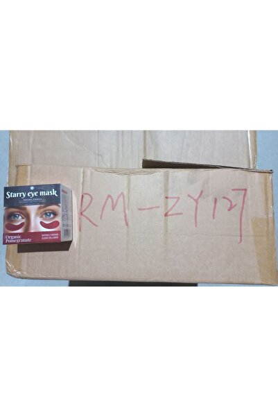 global fashion Mască pentru pleoape Starry, rodie organică, colagen clar de o...