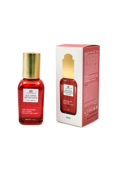 global fashion Ser hidratant cu peptide, Global Fashion, Blue Copper Peptides Serum, 50 ml