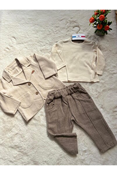 Tongs 3 Piece Set with Velvet Jacket and Trousers