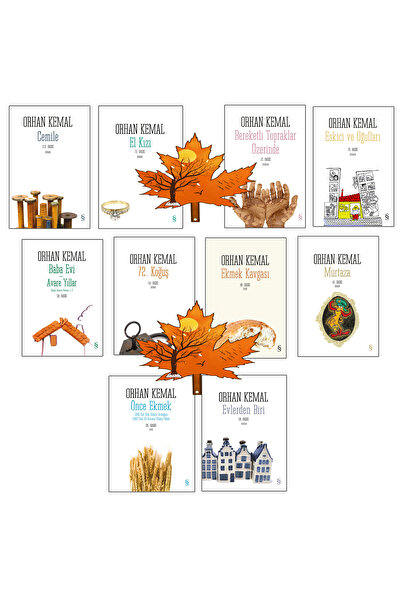 Everest Yayınları ORHAN KEMAL -10 KİTAP ÇOK OKUNAN- CEMİLE - EL KIZI - BEREKE...