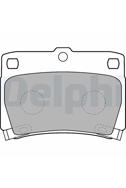 DELPHİ Комплект спирачни накладки за дискови спирачки Mitsubishi Delica / Spa...