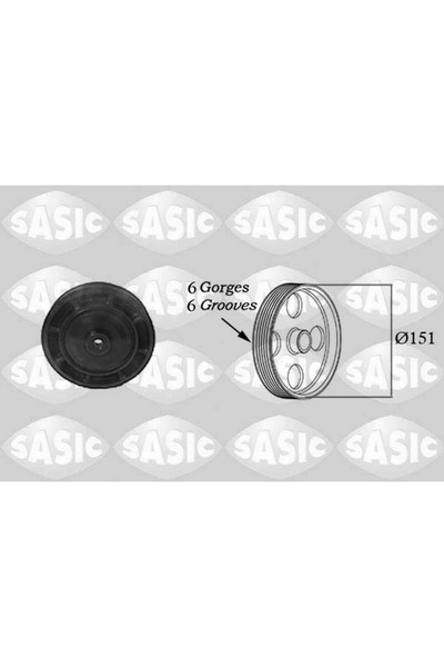 SASIC Fulie Curea Arbore Cotit Opel Movano A Bus/Movano A Caroserie/Vivaro A ...