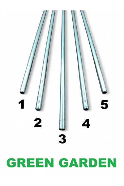 Genaric 5 قطع مواسير ضباب الضغط العالي المعدنية بطول 75 cm وقطر 6.35 mmHG