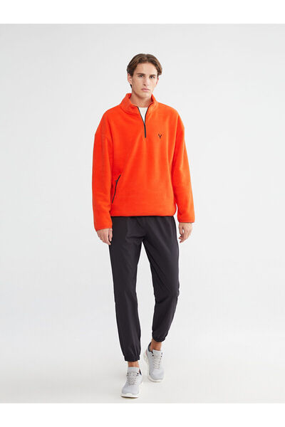 LC Waikiki Ανδρικό μακρυμάνικο φούτερ Vizyon New Season με φερμουάρ ψηλός λαιμός