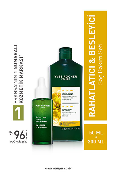 Yves Rocher Saçı Canlandıran, Rahatlatan ve Yoğun Besleyici Özelliklere Sahip...