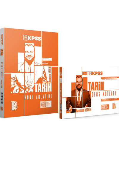 Benim Hocam Yayınları 2026 KPSS Tarih Konu Anlatımı - 2026 KPSS Tarih Ders No...