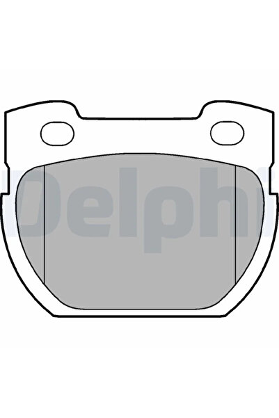 DELPHİ Комплект спирачни накладки Land Rover Defender дискови спирачки