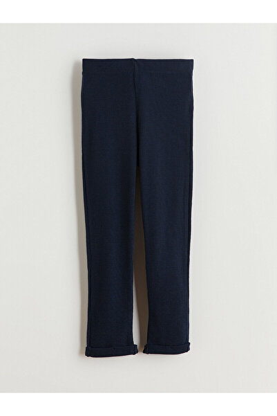 LC Waikiki Navy Blue Elastic Waist Boys' Leggings Pants
