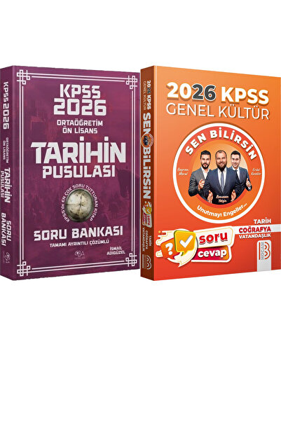 Benim Hocam Yayınları 2026 KPSS Lise Ortaöğretim Ön Lisans Tarihin Pusulası S...