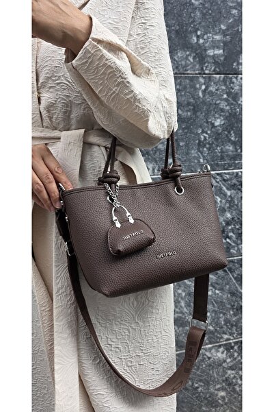 Just Polo Justpolo kadın yumuşak deri 3 bölmeli el ve omuz çantası