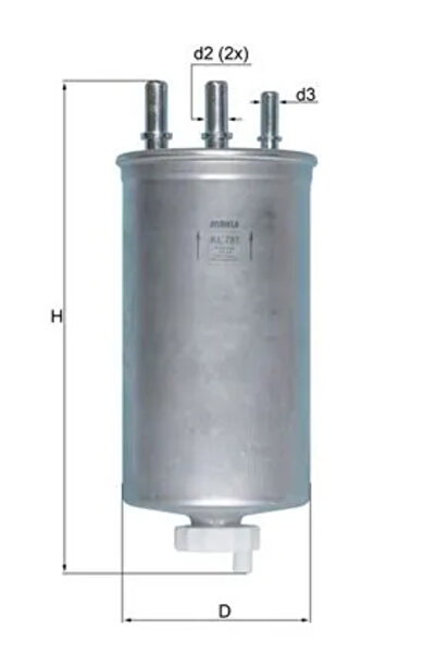 KNECHT Filtru Combustibil Dacia Dokker Autoutilitara/Limuzina Spatioasa/Duste...