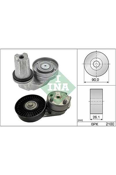 FAG Set Curea Transmisie Cu Caneluri Land Rover Discovery 3/Discovery 4/Range...