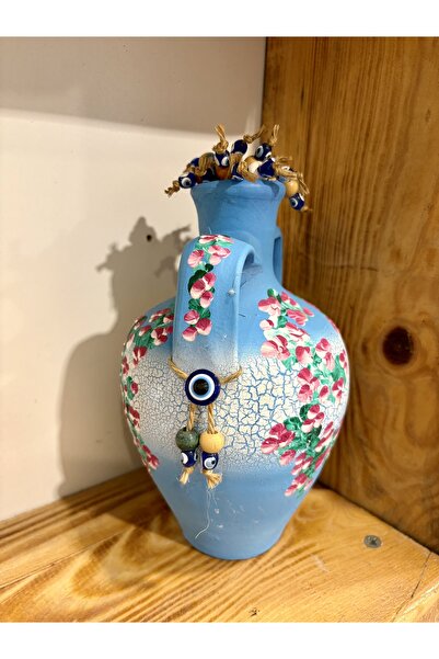 cemfa Toprak Seramik El İşçiliği Marin Renk Testi Dekoratif Hediyelik obje