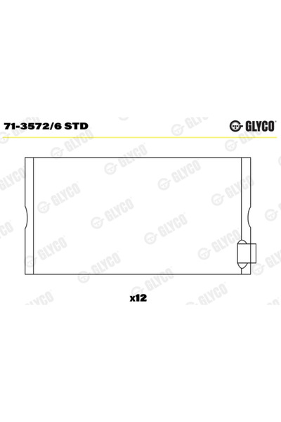 GLYCO Cuzineti Biela Mercedes-Benz Agl/Lk/LN2/Lp