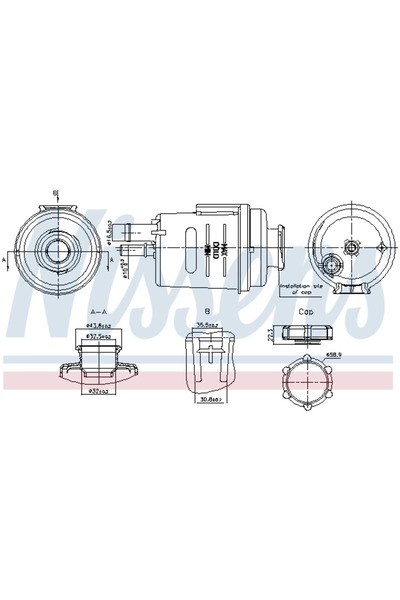 Nissens Vas De Expansiune Racire Ford Mondeo 4/S-Max Land Rover Freelander 2