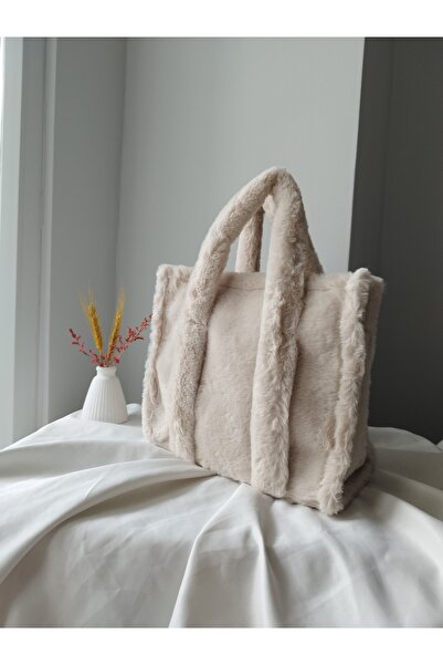 VivazzaLuxe حقيبة يد نسائية من الفرو الفاخر طراز الخريف والشتاء، حقيبة يد وكتف